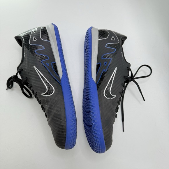 Nike Zoom Mercurial Vapor 15‎ Academy Black-Chrome-Blue Sz 6 [DJ5633-04] Futsal main image 4